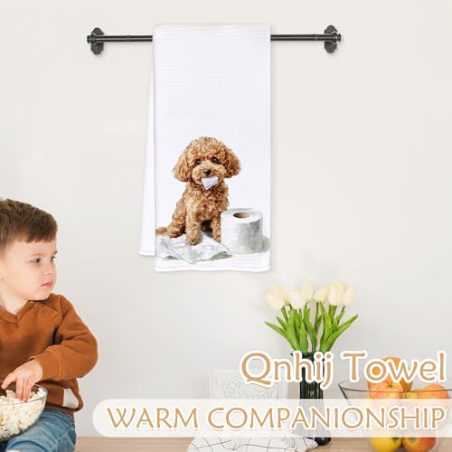 Poodle Hand Towels 16x24 Inch - Cute Dog Gifts for Women