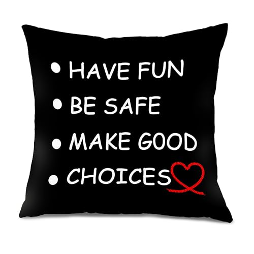 Funny College Dorm Pillow Cover 18x18 - Call Your Mom, Colour 04
