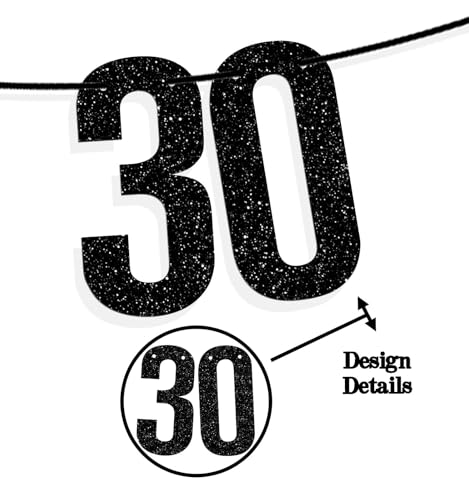 Dirty Thirty Birthday Banner for Women - Funny 30th Party Decor