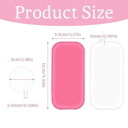3 PCS Silicone Lash Pads Reusable Eyelash Extension Holders