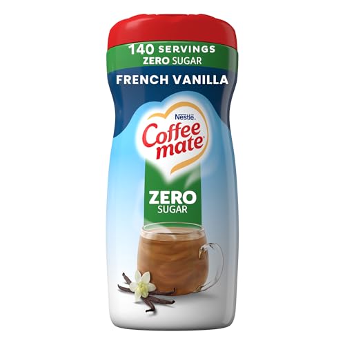 Coffee mate Sugar-Free French Vanilla Powdered Coffee Creamer, 10.2oz (6 Pack)