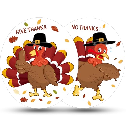 Thanksgiving Turkey Toilet Seat Cling Set – 2-Piece, 11.2x13