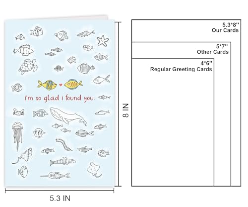 So Glad I Found You Anniversary Card - Romantic Gift for Partner #3
