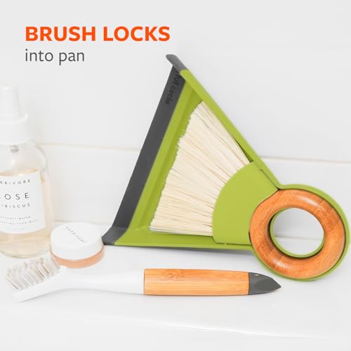 Full Circle Tiny Team Mini Brush & Dustpan Set - Green