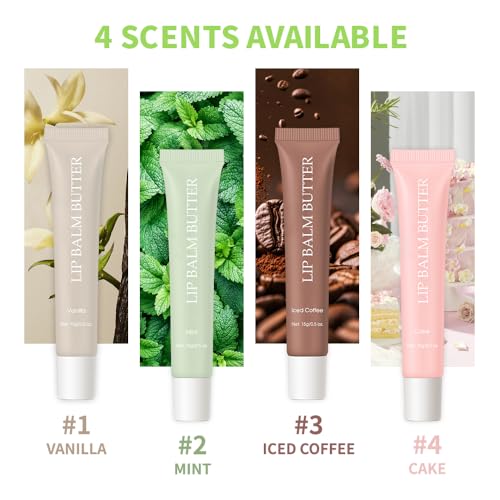 Sokgo Glossy Butter Lip Balm - Hydrating Tinted Lip Gloss in Iced Coffee