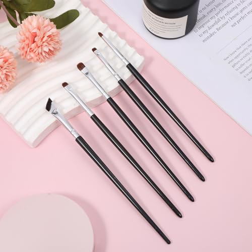 Tweruna 10-Piece Eyeliner and Detail Eye Makeup Brush Set