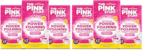 Stardrops The Pink Stuff Toilet Foam Cleaner - Deep Cleaning & Odor Elimination (Pack of 6)