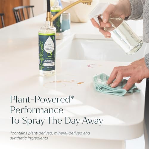 Puracy All-Purpose Cleaner Concentrate - Plant-Based Multi-Surface Solution 16oz (3 Pack)