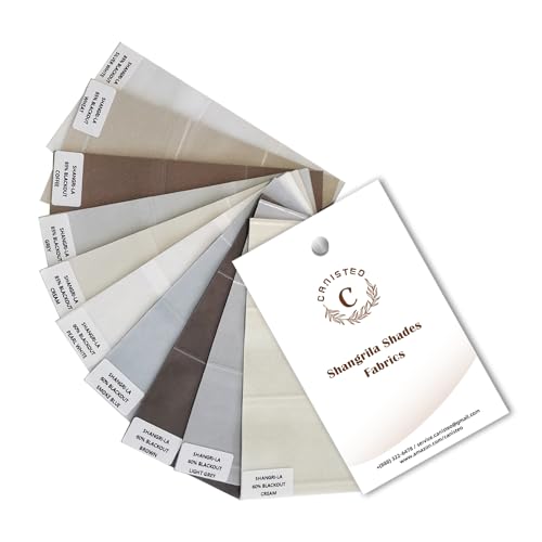 Motorized Sheer Shades Fabric Sample - Light Filtering Blinds