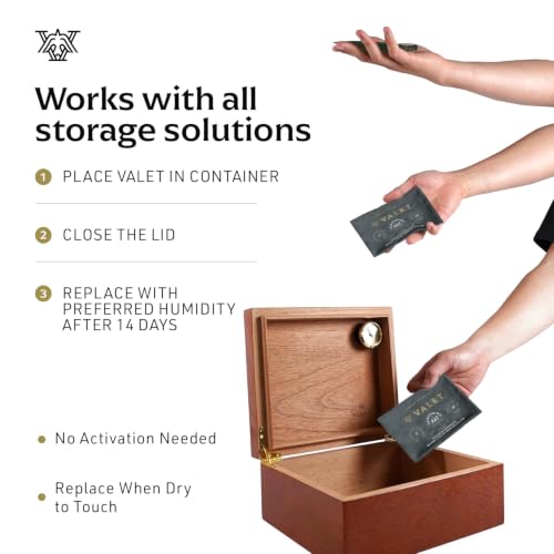 Valet 84% Humidity Pack - 60g for Wood Container Preparation