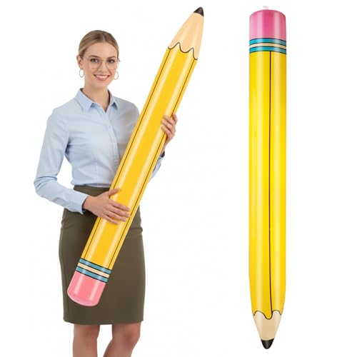 43 Inch Inflatable Pencil Balloon - Back to School Decoration 43inch-a