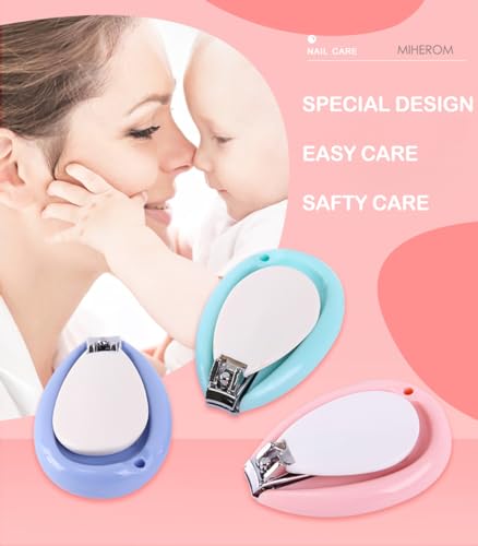 Fold-Up Baby Nail Clippers - Safe Beetle Shape Infant Nail Trimmer