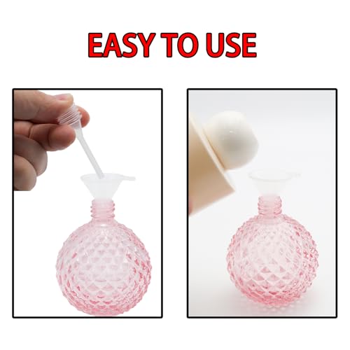 8-Piece Perfume Refill Kit with Funnel, Pump and Dropper - Clear