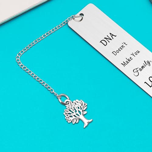 Step Mom Step Dad Bookmark Stainless Steel Gift for Bonus Parents
