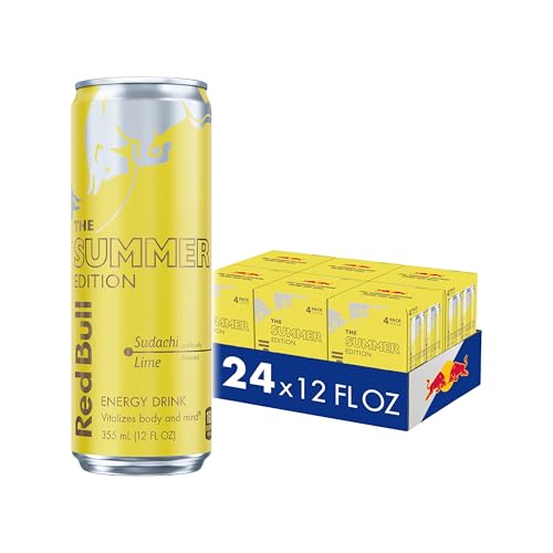 Red Bull Energy Drink, Sudachi Lime Summer Edition, 12 Fl Oz (24-Pack)