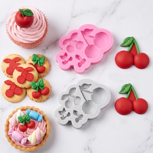 Mini Silicone Chocolate Molds - 2 Pack, Non-Stick & Heat-Resistant