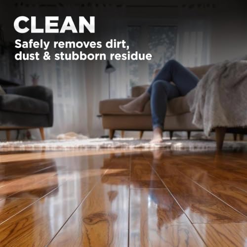 Weiman Hardwood Floor Cleaner 32 oz - Streak-Free Finish, Safe for Finished & Laminate Floors (Pack of 1)