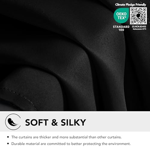 Deconovo Blackout Curtain Panel, 42 x 84 Inch, Thermal Insulated Grommet