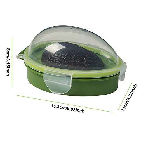 Avocado Saver Storage Container with Snap-On Lid for Freshness