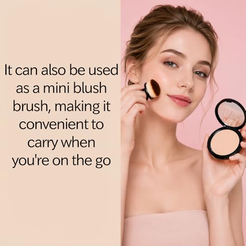 Macuezu 4 Pcs Wearable Ring Nail Dust Remover Brush - Soft Nylon Bristle Manicure Tool