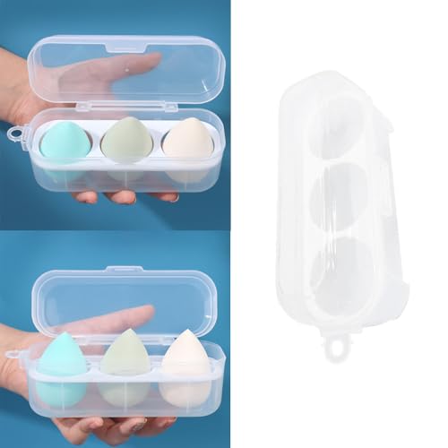 Makeup Sponge Holder Case - 2 Pack Portable Storage Organizer