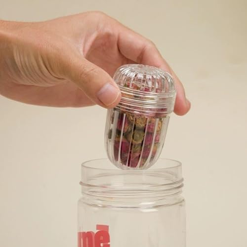 Tustao Clear Plastic Tea Infuser Ball Strainer - Single Serve