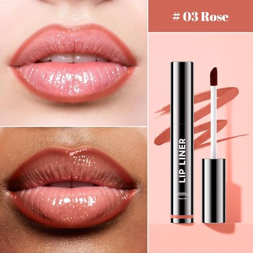 Peel Off Lip Stain Tattoo Lip Liner Waterproof Rose Pink Matte Finish