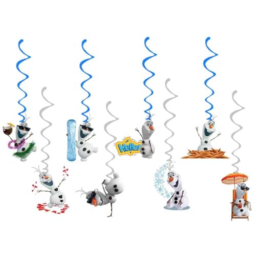 Frozen Happy Birthday Banner with 6 Decorative Pendants