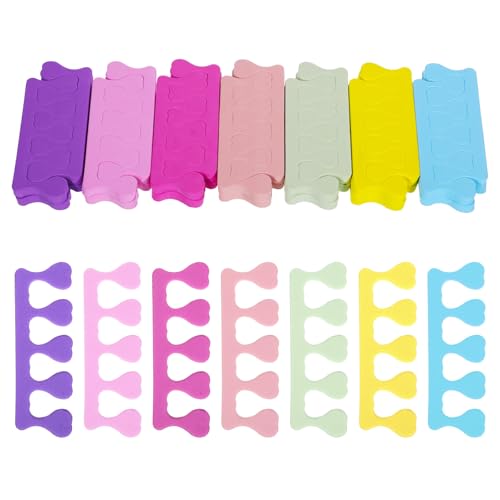 YBEATY 35 PCS Heart Sponge Toe Separators Set for Pedicure & Manicure