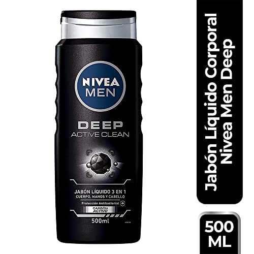 NIVEA MEN Active Clean Charcoal Body Wash 16.9 oz
