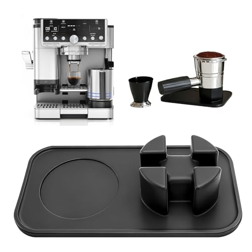 Silicone Tamping Mat for Ninja Luxe Cafe ES601/ES701 - Non-Slip Espresso Pad with Portafilter Holder