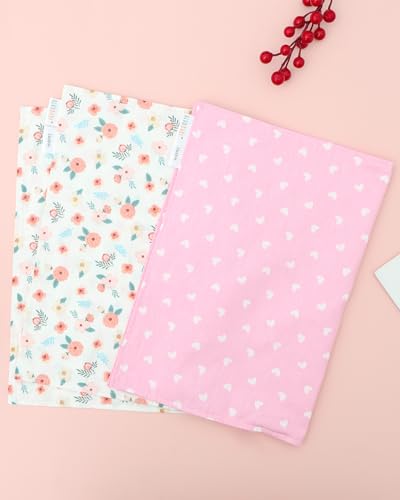 ALVABABY Cotton Toddler Pillowcases for 13x18 & 12x16 Pillows - 2 Pack