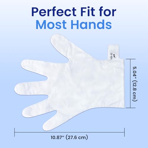 BLOOMORA Repairing Hand Mask Gloves with Shea Butter & Vitamin E (2 Pairs)
