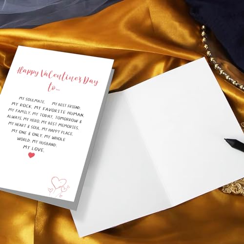 Heartfelt Valentine's Day Card for Husband - Romantic Poem