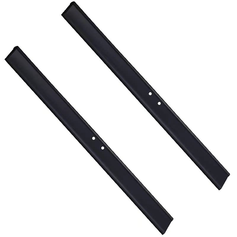 YAHENLI 14 Inch Black Silicone Rubber Squeegee Blade Replacement - 2 Pack