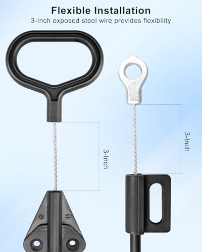 Replacement Recliner Cable for Lazy Boy - 22 Inch D-Ring Release (1 Pc)