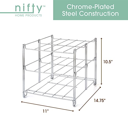 Nifty 3-Tier Oven Rack - Non-Stick, Compact & Dishwasher Safe