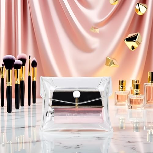 Transparent Mini PVC Makeup Bag Small Clear Plastic Cosmetic Organizer