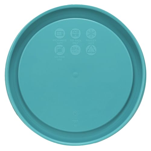Pyrex 7201-PC 4-Cup Turquoise Replacement Lid - 3-Pack
