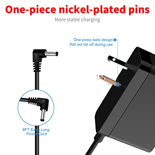 Replacement Charger for Shark Vacmop VC200 UM200 VM20026 Cordless Vacuum