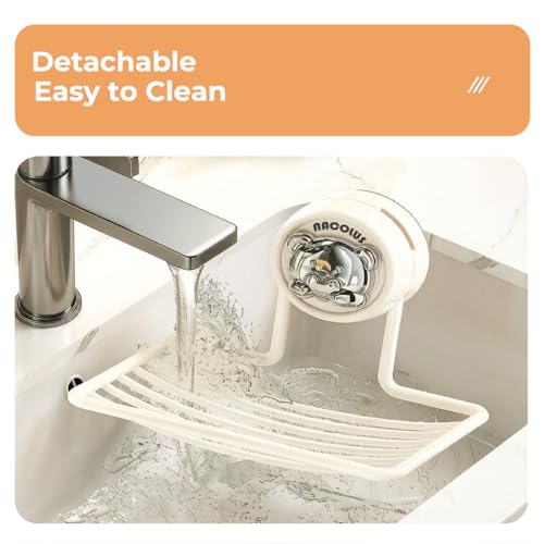NACOLUS Gray Bear Soap Holder - No Drill Wall Mounted Soap Dish
