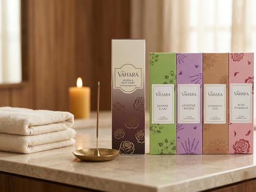 Bloom & Bliss Incense Sticks - Natural Long Burning Aroma for Meditation & Relaxation