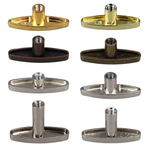 8Pcs Metal Winder Keys for 18-Note Music Boxes - Silver