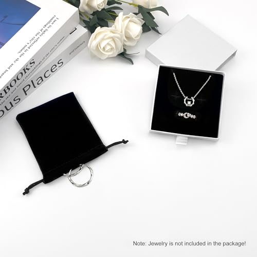 Quacc White Jewelry Gift Box & Organizer for Necklaces & Bracelets