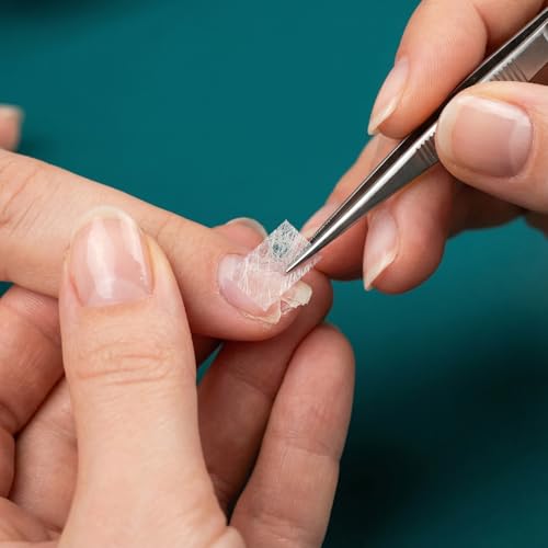 SmallCat 20 Pcs Silk Nail Wrap Kit for Broken Natural Nails Repair