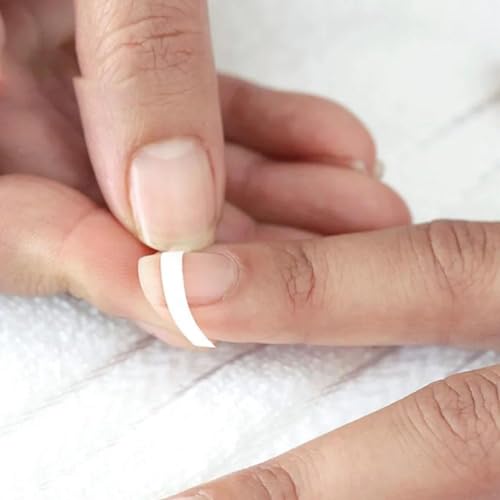 French Manicure Nail Guide Stickers - 240 Pcs Self-Adhesive Moon Strips