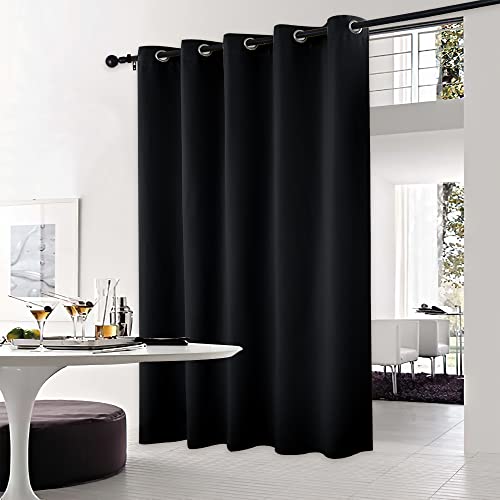 NICETOWN Blackout Patio Door Curtain - 70"W x 95"L Thermal Insulated Drape