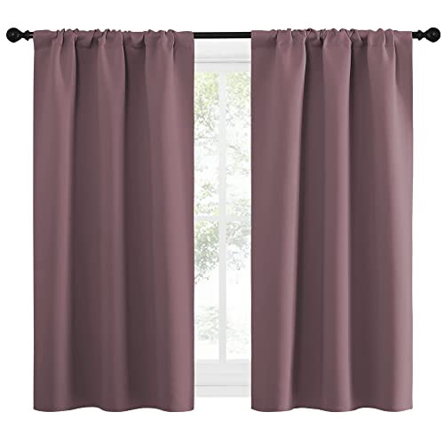NICETOWN Blackout Curtains for Kids' Rooms, 34" x 54", 2 Panels