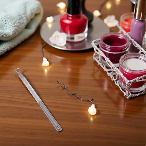 Stainless Steel Triangle Cuticle Pusher and Gel Nail Polish Remover Tool