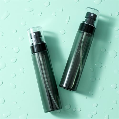Travel Size Fine Mist Spray Bottles 30ml Clear Plastic Refillable Perfume Atomizer Leak-Proof Container 4 Pack
